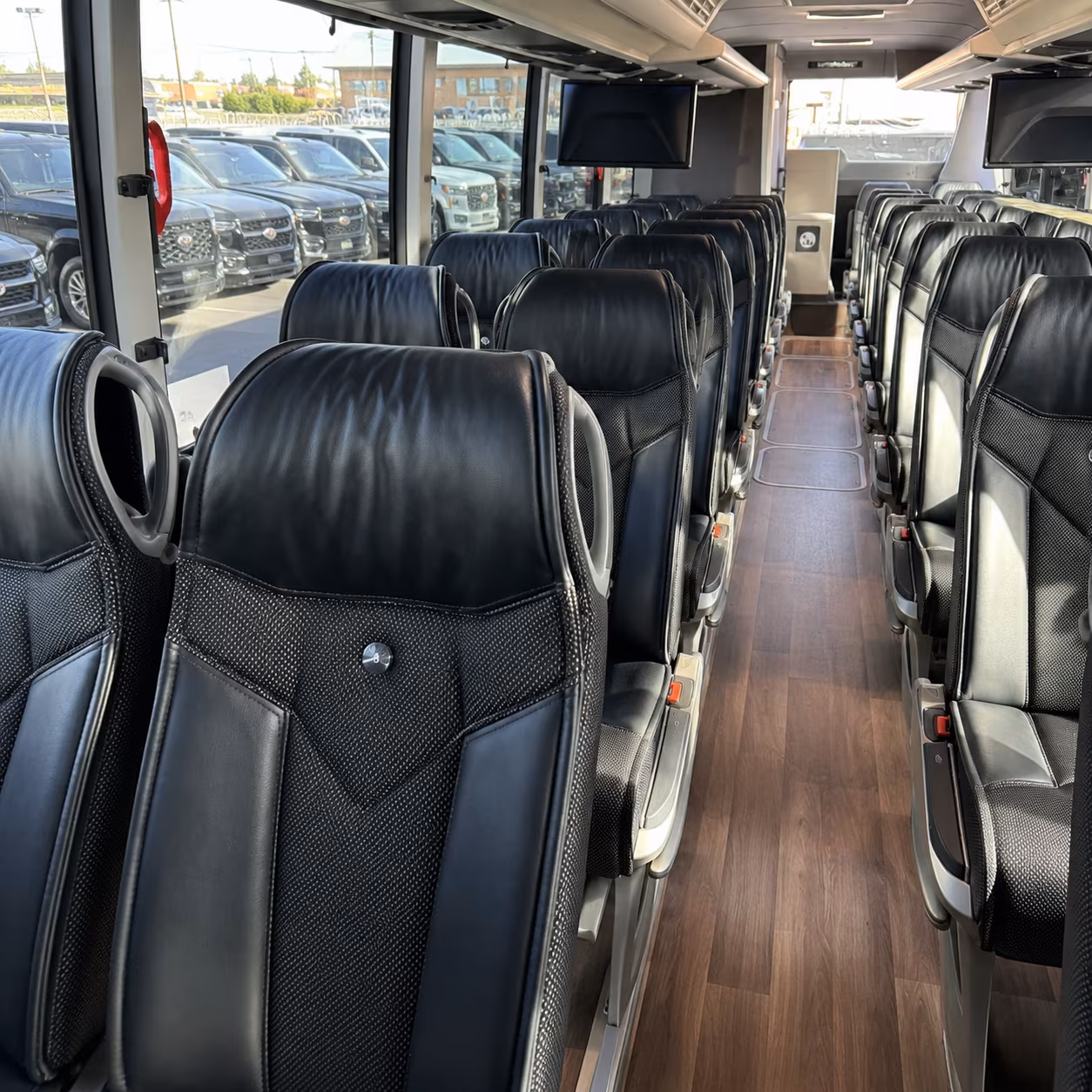 san diego charter bus services interior
