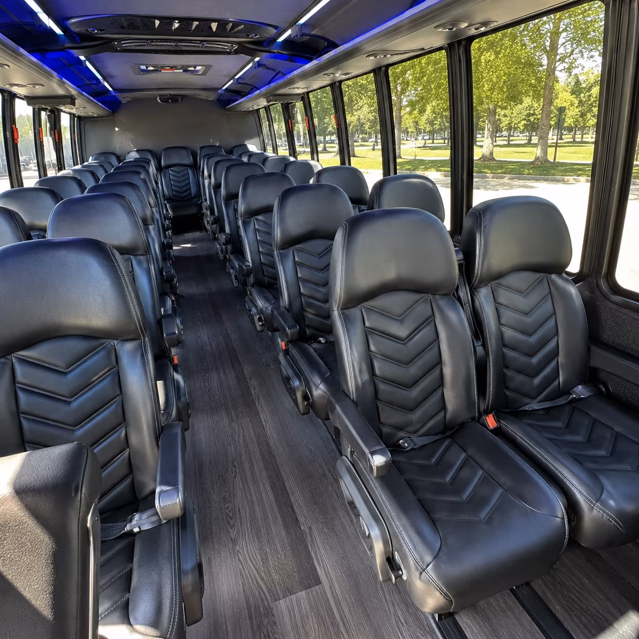 san diego corporate event transportation onboard seating